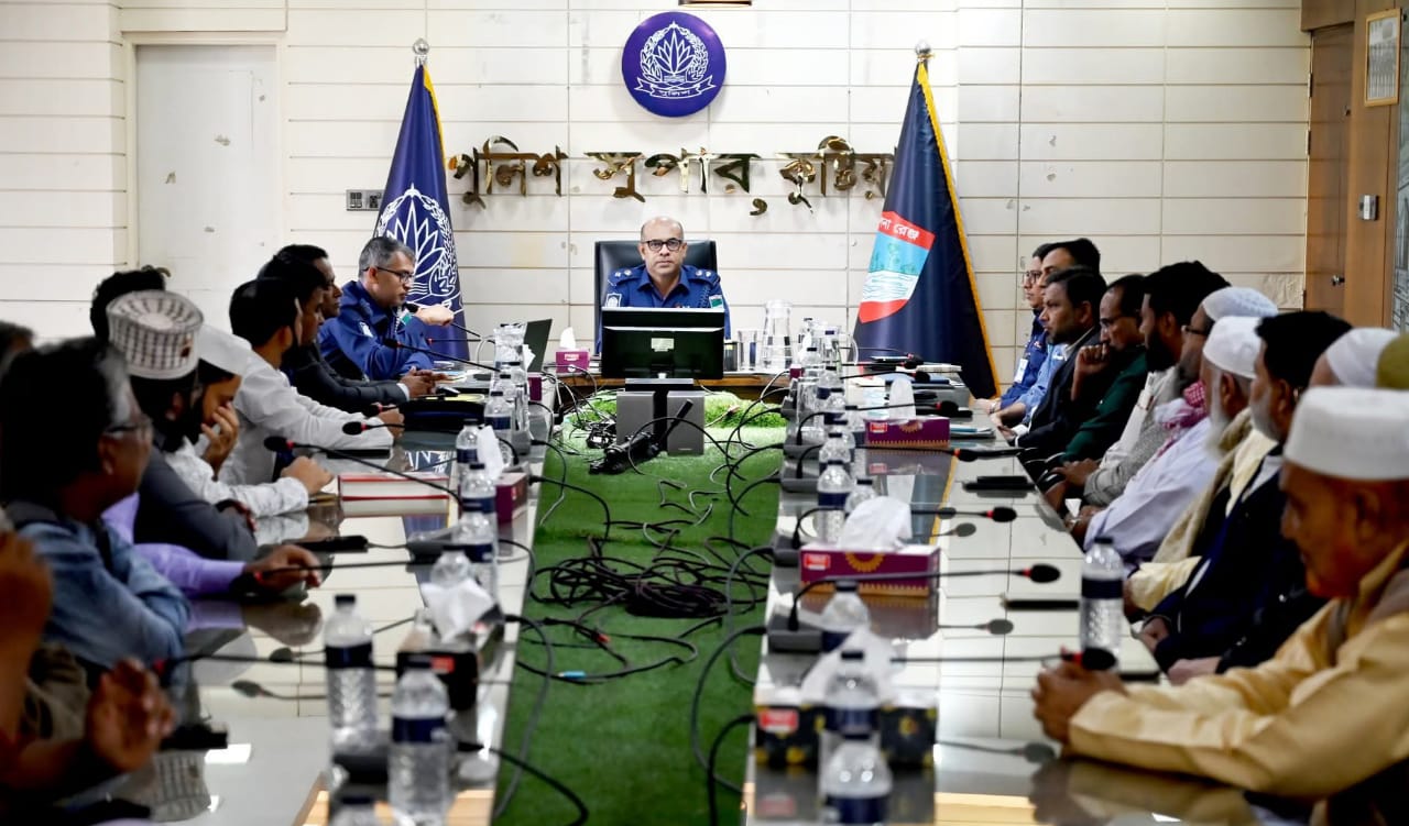কুষ্টিয়ার রাজনৈতিক নেতৃবৃন্দের সাথে নবাগত পুলিশ সুপার জসিম উদ্দিন এর  মতবিনিময় সভা অনুষ্ঠিত