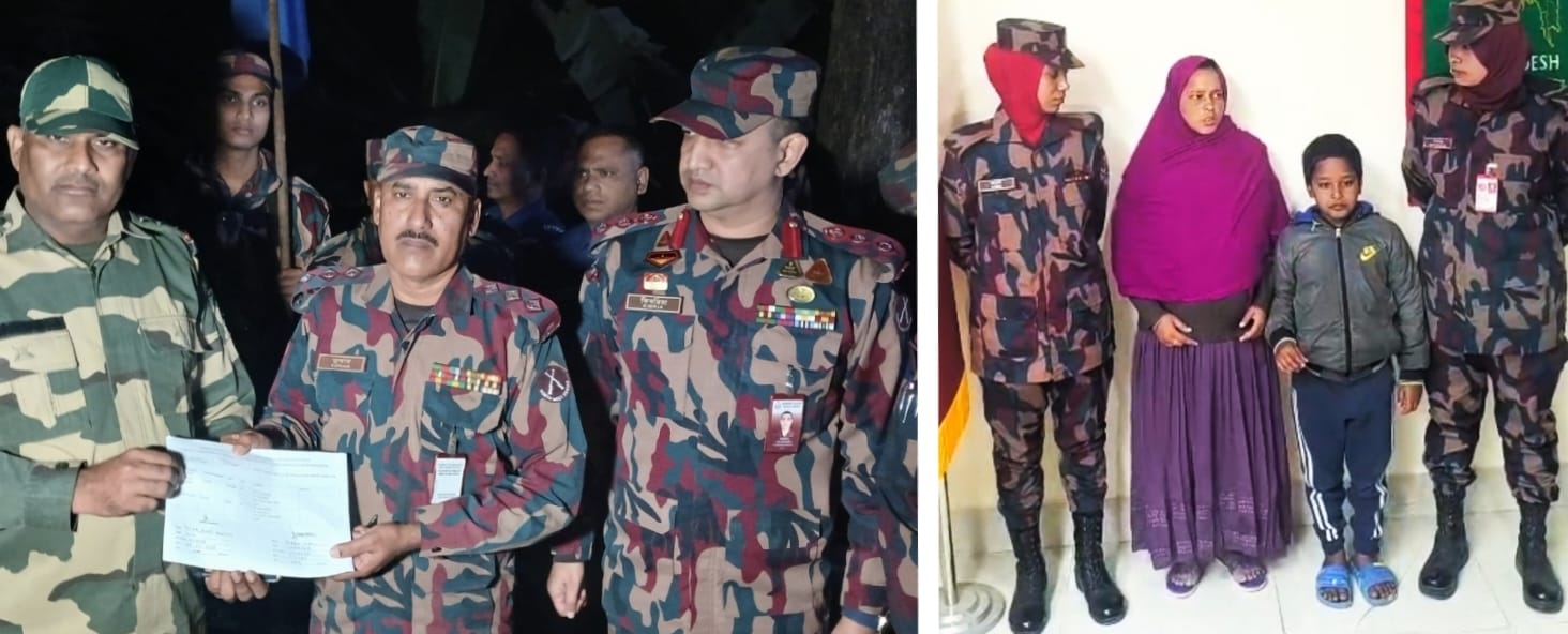 ভারতীয় হাইকমিশনের অনুরোধের অন্তঃসত্ত্বা সোনালীকে বিএসএফের নিকট হস্তান্তর করল বিজিবি
