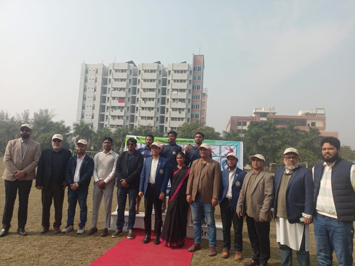 যবিপ্রবিতে আন্তঃহল ক্রীড়া প্রতিযোগিতার বর্ণিল সূচনা: ১০০ মিটার দৌড়