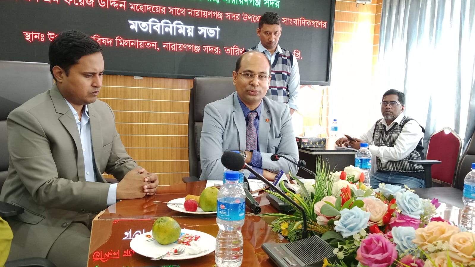 আমাদের কাজ করার অন্যতম পরামর্শক বা সহযোগী যাদের বলি তারা হলো সংবাদকর্মী- সদর ইউএনও ফয়েজ উদ্দিন
