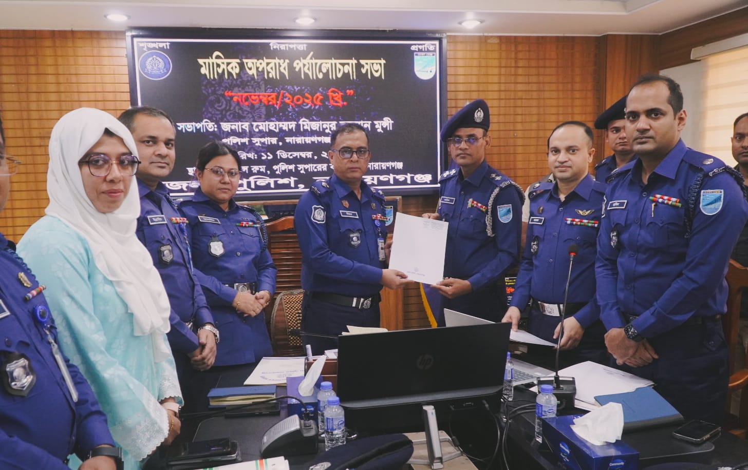 জেলা পুলিশের মাস্টার প্যারেড ও  মাসিক কল্যাণ সভায় ত্রয়োদশ জাতীয় সংসদ নির্বাচন হবে ইতিহাসের সেরা নির্বাচন –পুলিশ সুপার মিজানুর রহমান মুন্সি