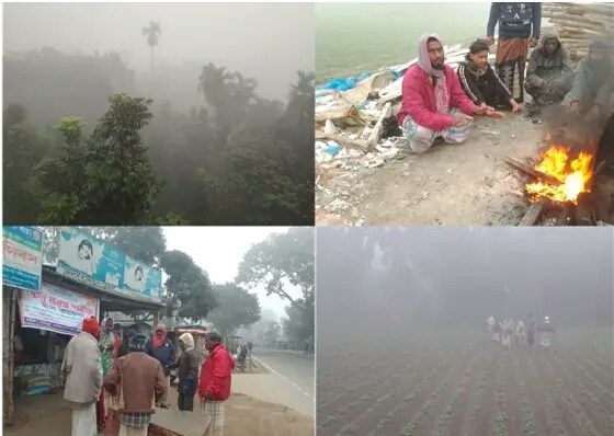 শীতে কাঁপছে কুড়িগ্রামে জনজীবন স্থবির রিয়াজুল হক সাগর, রংপুর অফিস।