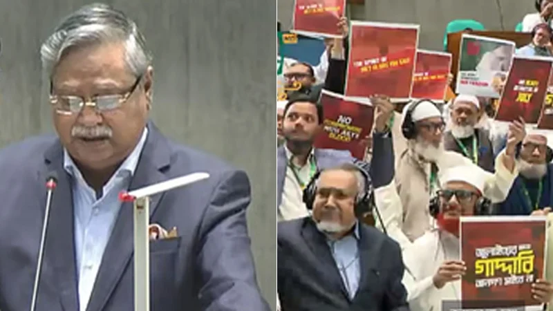 হট্টগোলের মধ্যে সংসদে রাষ্ট্রপতির ভাষণ, বিরোধী দলের ওয়াক আউট