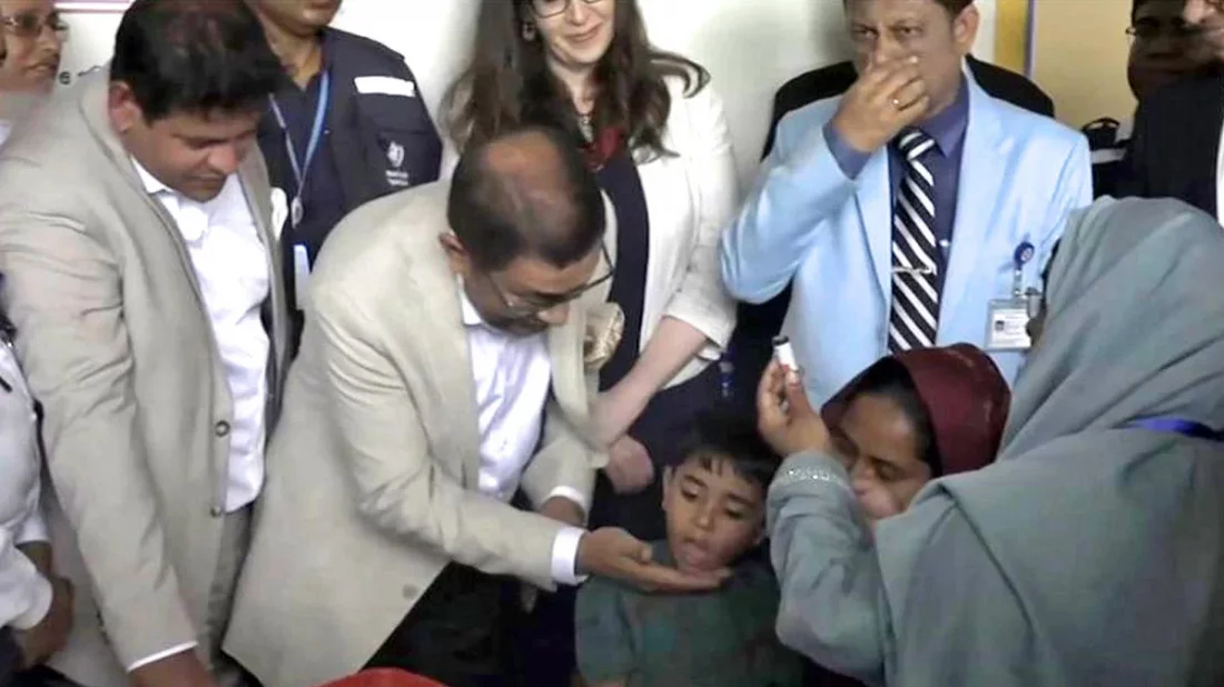 দেশে হামের টিকাদান কর্মসূচি উদ্বোধন করেছেন স্বাস্থ্যমন্ত্রী