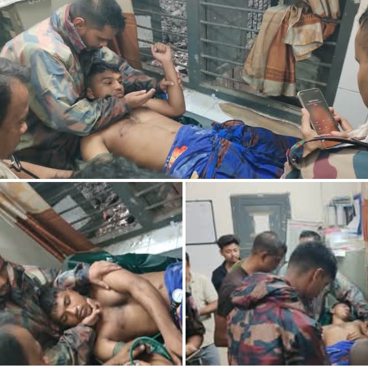 যশোরের শার্শায় বজ্রপাতে  বিজিবি সদস্য আহত