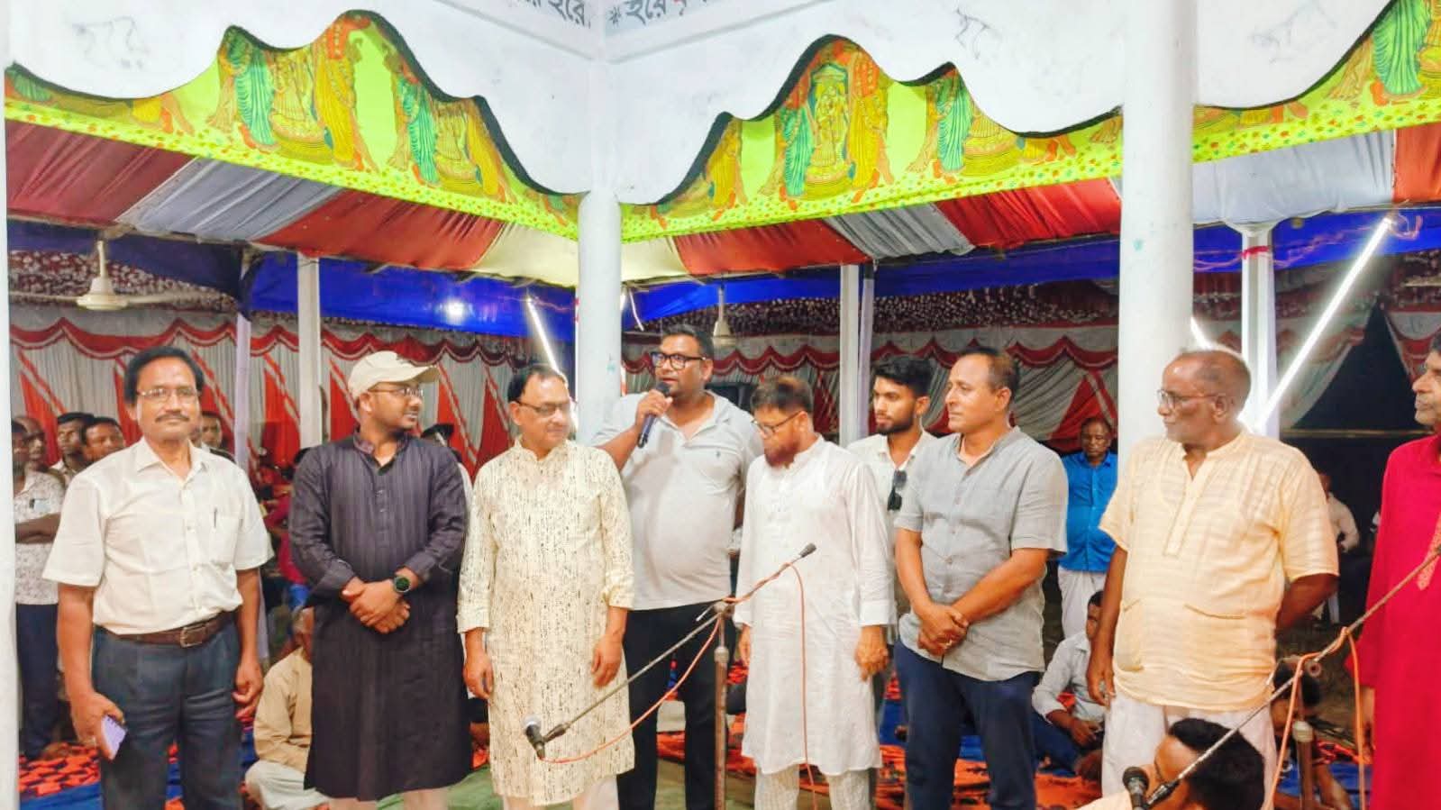 পলাশবাড়ী ইউনিয়নের হিরামনী চাপা পাড়া হরিমন্দির আয়োজিত