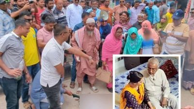 মোংলায় এমপি গাজী নজরুলের বিরুদ্ধে প্রতিবাদ কর্মসূচি
