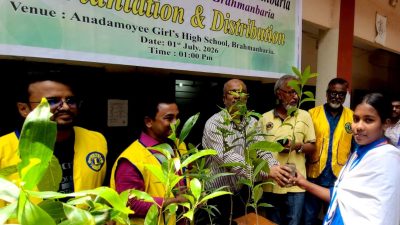 ব্রাহ্মণবাড়িয়ায় বৃক্ষরোপণ ও চারা বিতরণ কর্মসূচি অনুষ্ঠিত