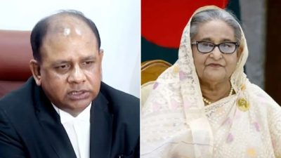 শেখ হাসিনার দেশে ফেরার আইনি বাধা নেই: চিফ প্রসিকিউটর মো. আমিনুল ইসলাম