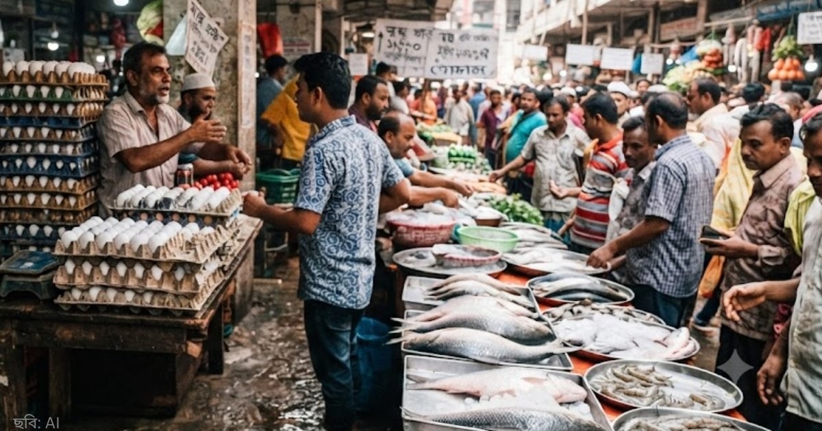 ডিমের দাম বেড়েছে, মাছের বাজারেও অস্থিরতা