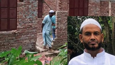 যুবদল নেতার বিরুদ্ধে প্রতিবেশীর জমিতে ভবন নির্মাণের অভিযোগ
