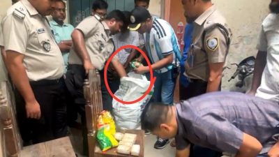 রংপুরে কুরিয়ার সার্ভিস থেকে ১২ হাজার পিস ইয়াবা উদ্ধার
