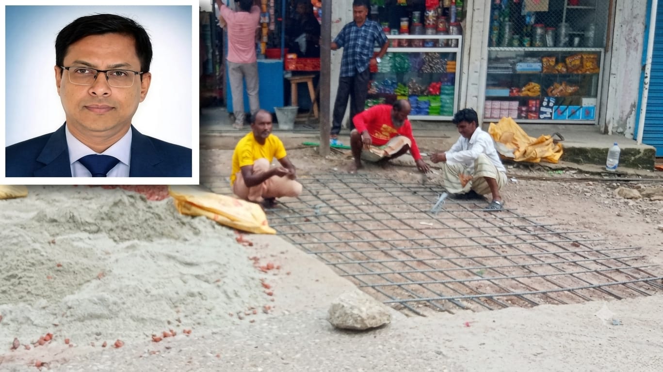 ফতুল্লার অন্যতম ব্যস্ত সড়ক মেরামতে হাজারো মানুষের প্রশংসায়  ভাসছেন ডিসি মো; রায়হান কবির