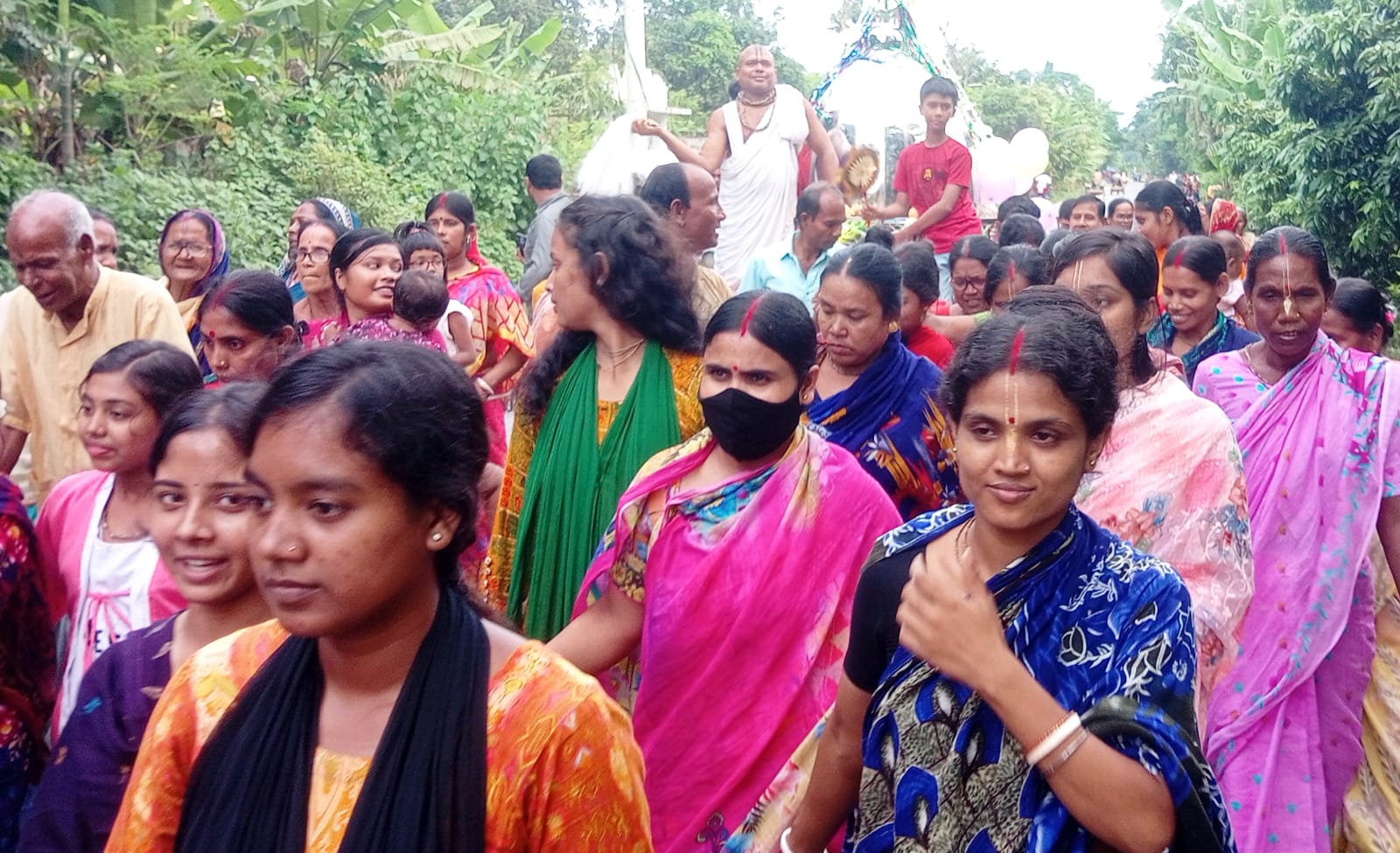 পাঁচবিবির বাগজানায় জগন্নাথের রথযাত্রা অনুষ্ঠিত হয়