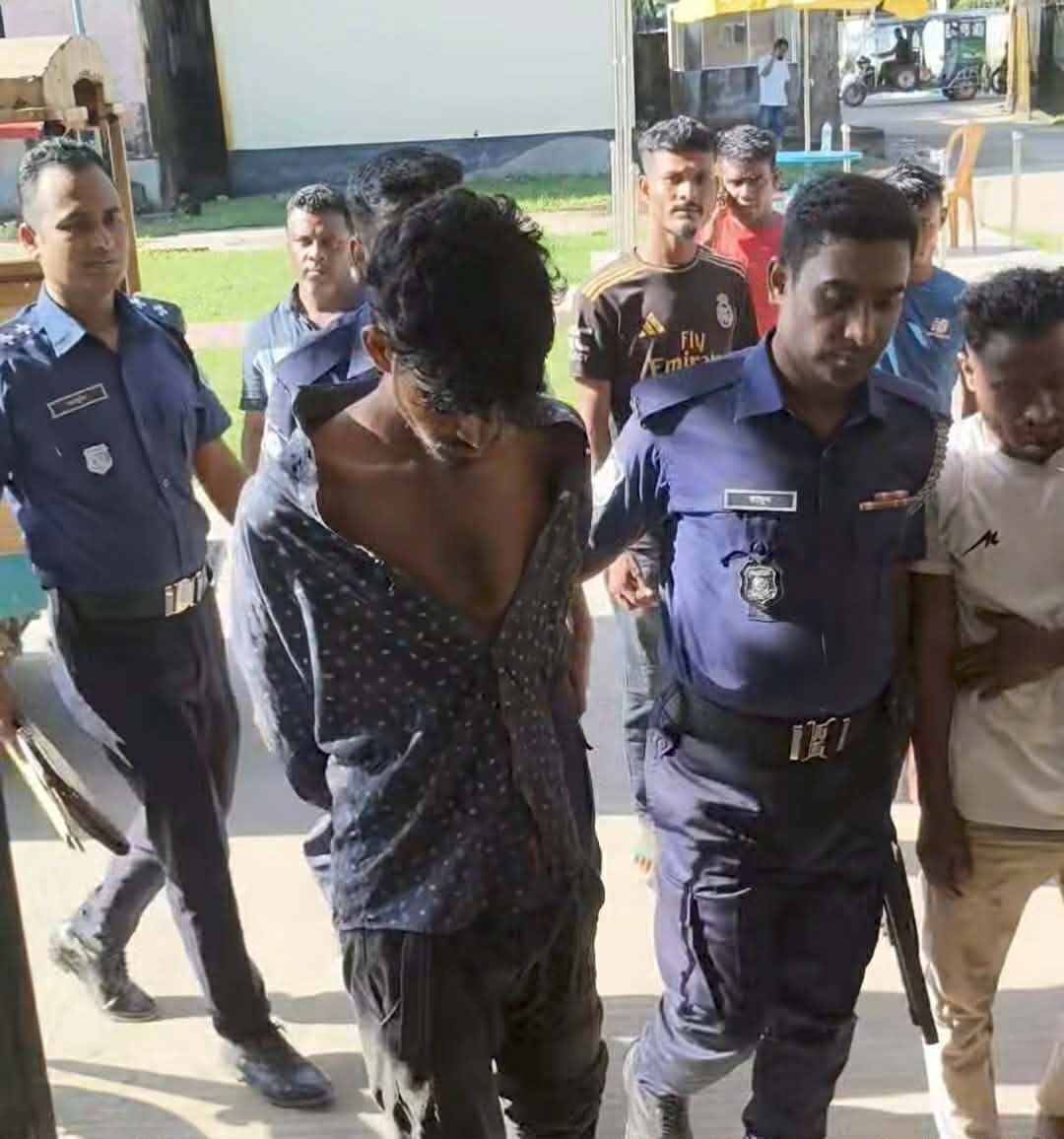সুনামগঞ্জের বুড়িস্থল এলাকায় এক শিশুকে ধর্ষণের ঘটনায় জনতা গণধোলাই দিয়ে পুলিশে সোপর্দ