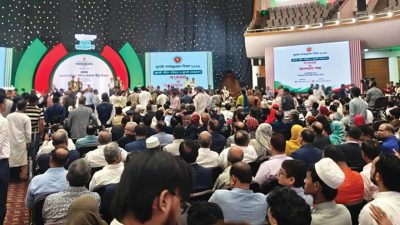 জুলাই গণঅভ্যুত্থান দিবসে রাষ্ট্রপতির সামনে হট্টগোলের ঘটনা
