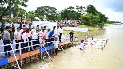 প্রধানমন্ত্রী কিশোরগঞ্জে জাতীয় মৎস্য সপ্তাহ উদ্বোধন করেছেন