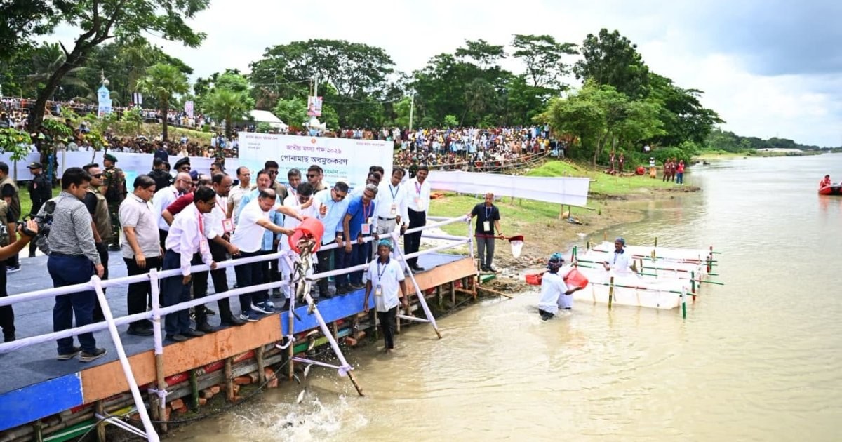প্রধানমন্ত্রী কিশোরগঞ্জে জাতীয় মৎস্য সপ্তাহ উদ্বোধন করেছেন
