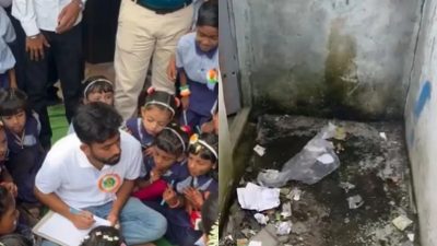 ভারতের জেন-জি আন্দোলনের নেতা অভিজিৎ দ্বীপের স্কুল টয়লেট পরিদর্শন, ক্ষোভ প্রকাশ