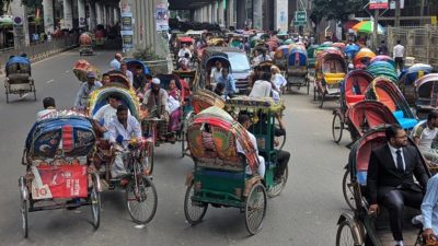 ঢাকা শহরে অঞ্চলভিত্তিক ব্যাটারিচালিত রিকশা চলাচল শুরু হবে: ডিএসসিসি প্রশাসক