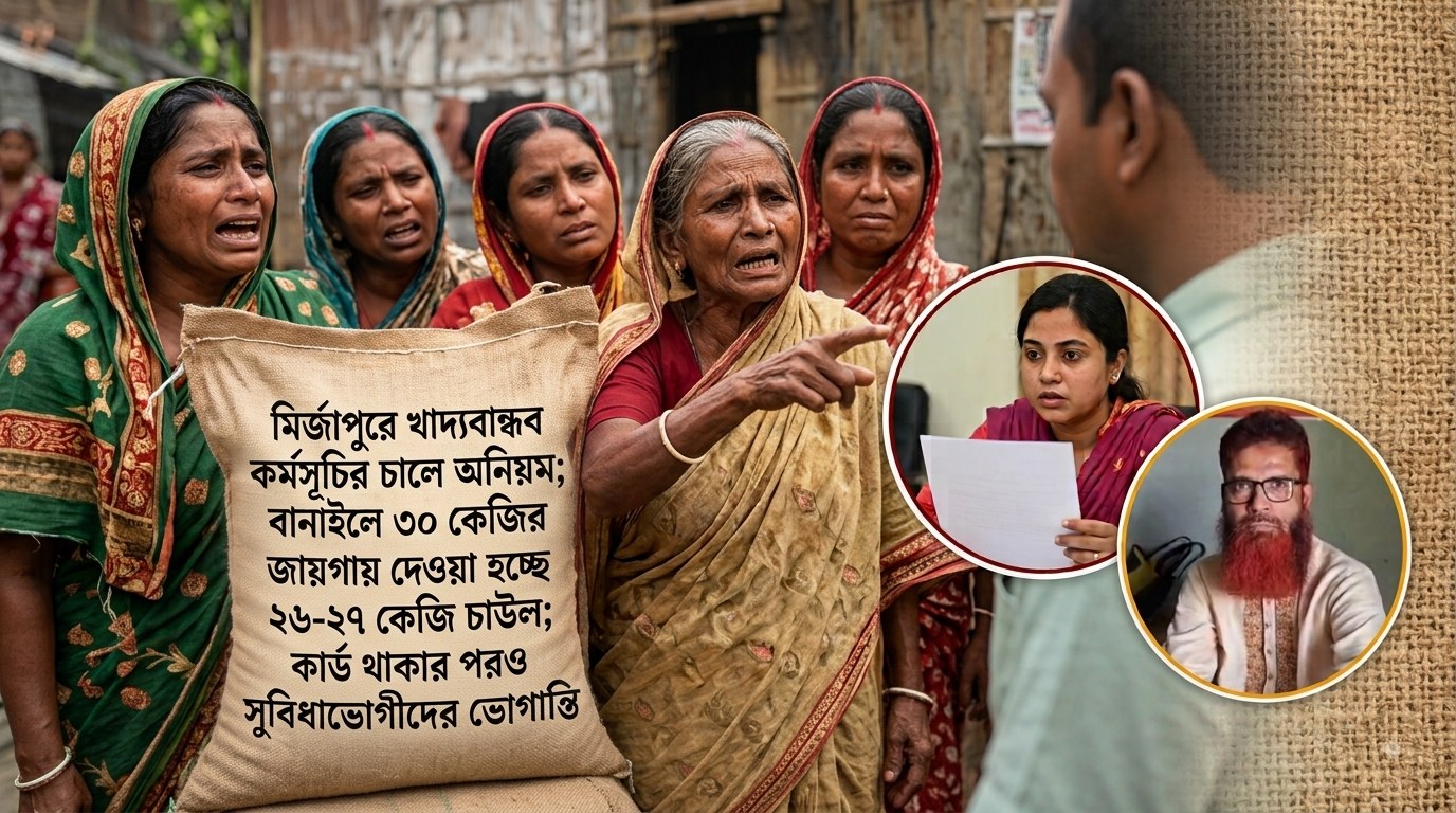 মির্জাপুরে খাদ্যবান্ধব কর্মসূচির চাল বিতরণে অনিয়মের অভিযোগ