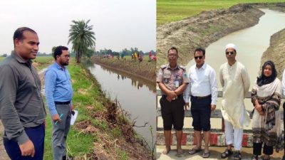 নওগাঁয় খাল খননে ১ কোটি ৩৯ লাখ টাকা সাশ্রয়, সরকারি কোষাগারে ফেরত