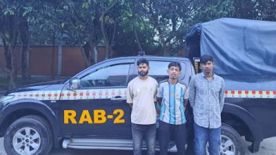 মোহাম্মদপুরে এলেক্স ইমন হত্যা মামলায় অস্ত্রসহ তিনজন গ্রেপ্তার