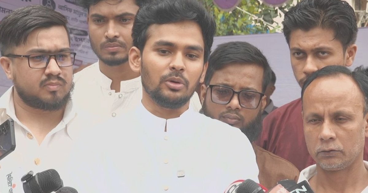 শেখ হাসিনাকে রাজনৈতিক বক্তব্য দিলে ভারত ইন্ধন দিচ্ছে: এনসিপি মুখপাত্রের মন্তব্য