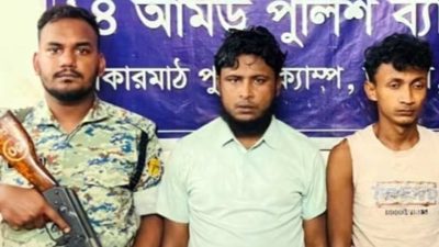 উখিয়ার রোহিঙ্গা ক্যাম্পে আরসার কমান্ডারসহ ২ জন গ্রেপ্তার