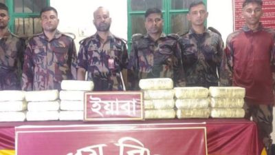 উখিয়ায় বিজিবির অভিযানে ৬ কোটি টাকার ইয়াবা উদ্ধার