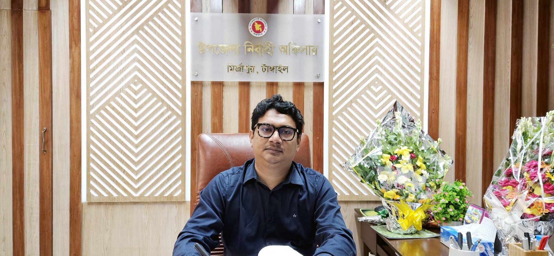 মির্জাপুরে নবাগত ইউএনও জহিরুল আলমের যোগদান