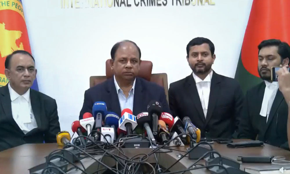 হাসিনাসহ মৃত্যুদণ্ডপ্রাপ্ত আসামিদের আর আপিলের সুযোগ নেই : চিফ প্রসিকিউটর