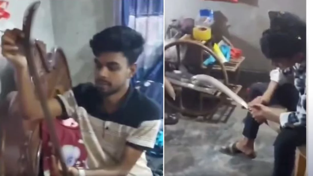 বড়াইগ্রামে অস্ত্র শানে দেওয়ার ভিডিও ভাইরাল, বিএনপি মনোনয়নপ্রত্যাশীকে ঘিরে আলোচনা