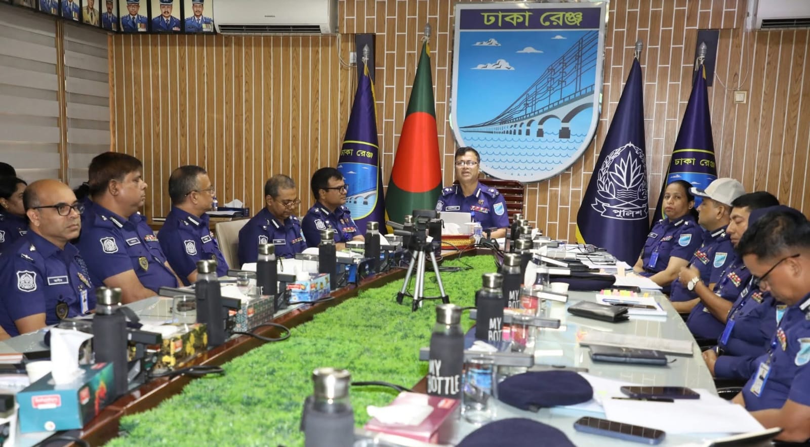 ঢাকা রেঞ্জের মাসিক অপরাধ পর্যালোচনা সভা অনুষ্ঠিত