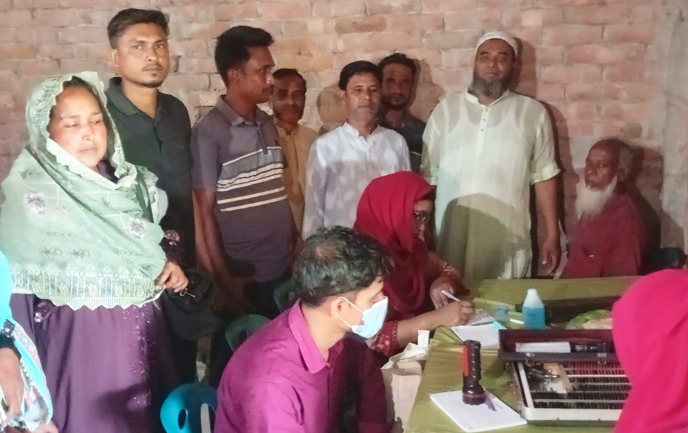 পাঁচবিবিতে বিনামূল্যে চক্ষু শিবির অনুষ্ঠিত