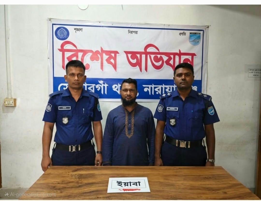 সোনারগাঁয়ে ১০১ পিস ইয়াবাসহ মাদক ব্যবসায়ী গ্রেফতার