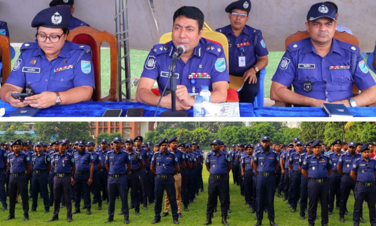 প্রধানমন্ত্রীর ফেনী সফর উপলক্ষে ঢাকা-চট্টগ্রাম মহাসড়কের নিরাপত্তায় নারায়ণগঞ্জ জেলা পুলিশের বিশেষ ব্রিফিং প্যারেড