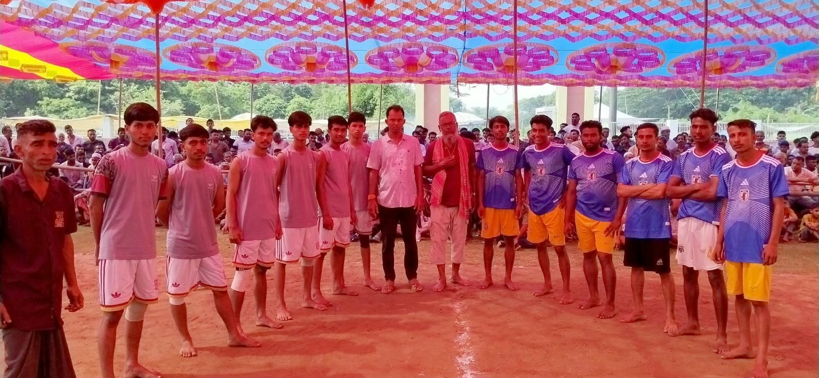 শান্তিগঞ্জের বগুলারকাড়া গ্রামের আলমপুর সরকারী পাথমিক বিদ্যালয় মাঠে দিনব্যাপী অনুষ্ঠিত হলো দাওয়াতী উৎসব কাবাডি খেলা