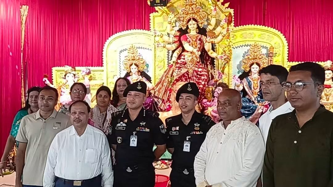 চলমান শারদীয় দুর্গা উৎসবে খুলনার ৮ জেলায় এসআরবি’র তিন স্তরে নিরাপত্ত
